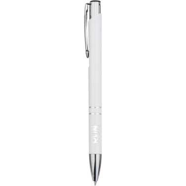 Logotrade advertising product picture of: Moneta recycled aluminium ballpoint pen (blue ink)