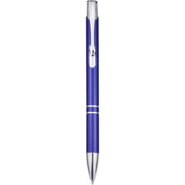 Logo trade promotional items picture of: Moneta recycled aluminium ballpoint pen (blue ink)