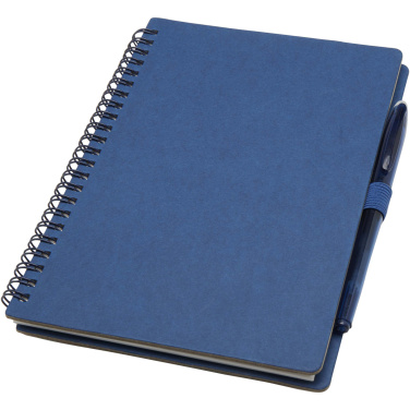 Logotrade business gifts photo of: Slate reusable soft cover notebook and pen set (black ink)