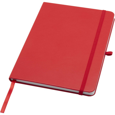 Logotrade promotional product picture of: Teak A5 recycled hard cover notebook with lined pages