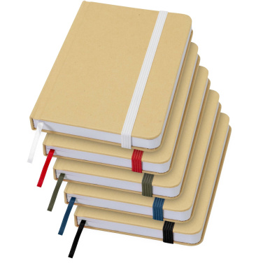 Logotrade business gift image of: Reed A6 recycled hard cover notebook with plain pages