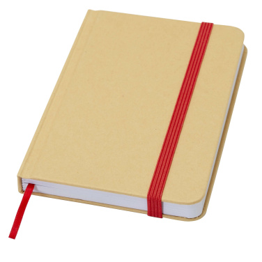 Logotrade promotional gift picture of: Reed A6 recycled hard cover notebook with plain pages