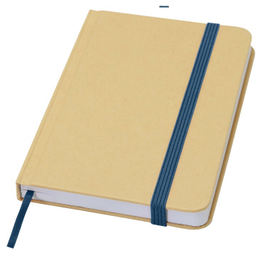 Logo trade promotional giveaway photo of: Reed A6 recycled hard cover notebook with plain pages