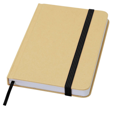 Logotrade advertising products photo of: Reed A6 recycled hard cover notebook with plain pages
