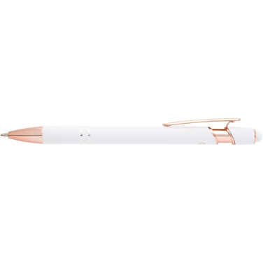 Logo trade business gifts image of: Nanna ballpoint pen with rose gold finish (black ink)