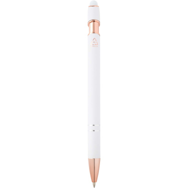 Logotrade business gift image of: Nanna ballpoint pen with rose gold finish (black ink)