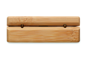 Logotrade advertising product picture of: TWS earbuds in bamboo case