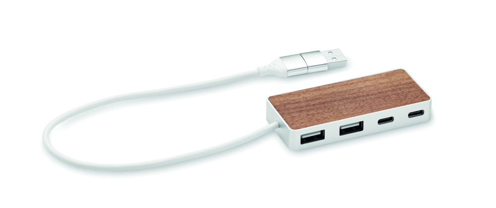 Logotrade promotional merchandise image of: USB hub 4 ports 27,5 cm
