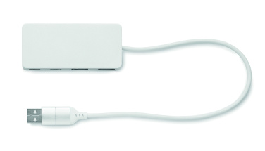 Logo trade promotional merchandise photo of: USB hub 4 ports 27,5 cm