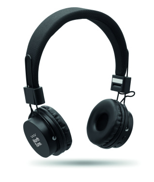 Logotrade promotional item image of: ABS wireless foldable headphone