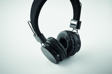 Logo trade promotional giveaways picture of: ABS wireless foldable headphone