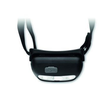 Logo trade promotional giveaways image of: Rechargeable LED head torch