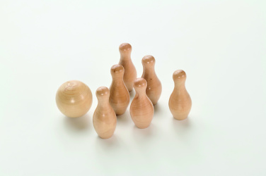 Logotrade promotional merchandise photo of: Mini pine wood bowling set