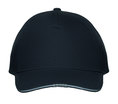 Logotrade advertising product image of: 5 panel LED cotton cap 220gr/m²