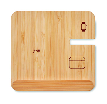 Logo trade promotional products image of: 3 in 1 15W wireless charger