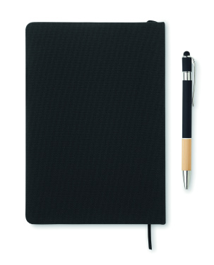 Logotrade promotional gifts photo of: A5 RPET notebook with pen