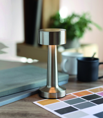 Logo trade corporate gifts picture of: Rechargeable iron table lamp