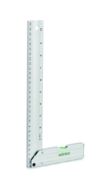 Logotrade promotional item picture of: Aluminium level ruler 30 cm