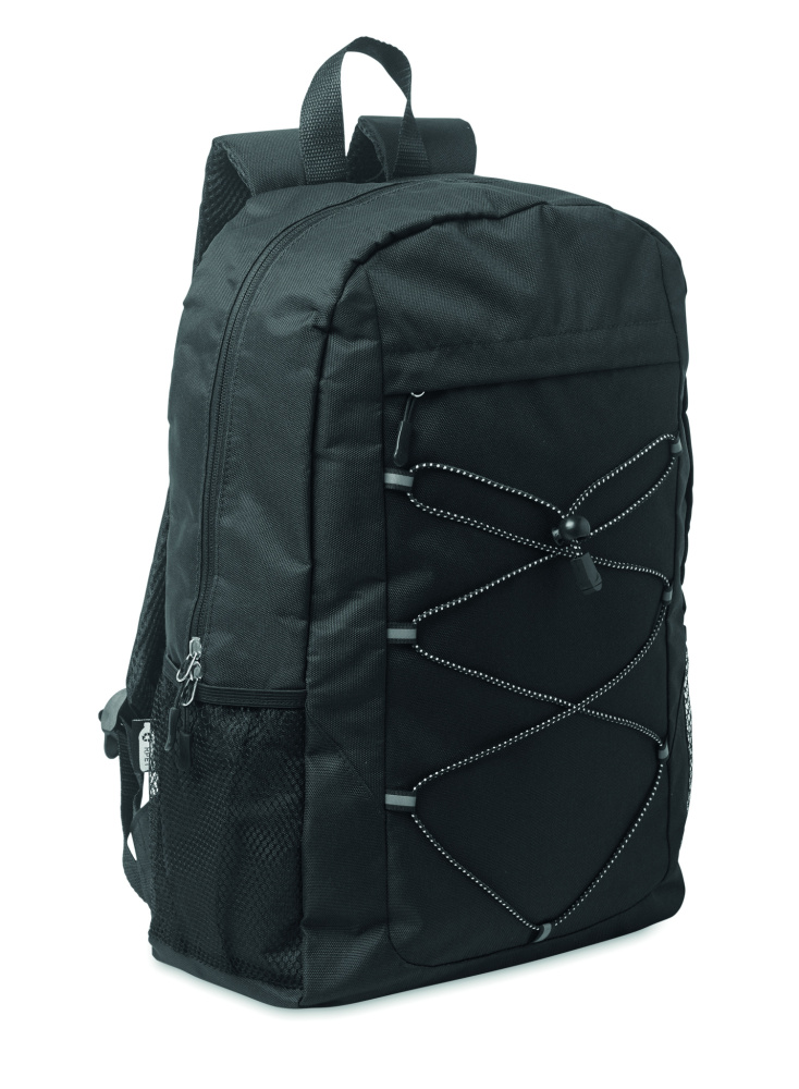 Logo trade business gift photo of: 600D RPET polyester backpack