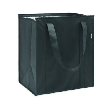 Logotrade promotional giveaway image of: Non woven RPET cooler bag