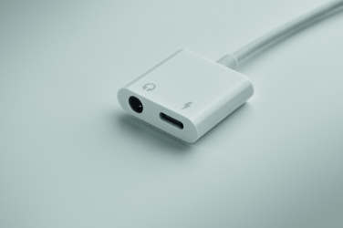 Logo trade promotional gifts image of: ABS jack audio splitter type C