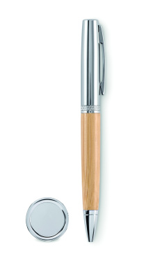 Logo trade promotional products image of: Metal twist ball pen in tube
