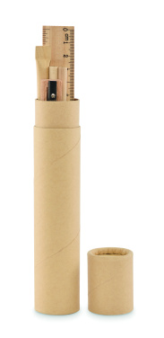 Logo trade promotional products picture of: Paper tube stationery set
