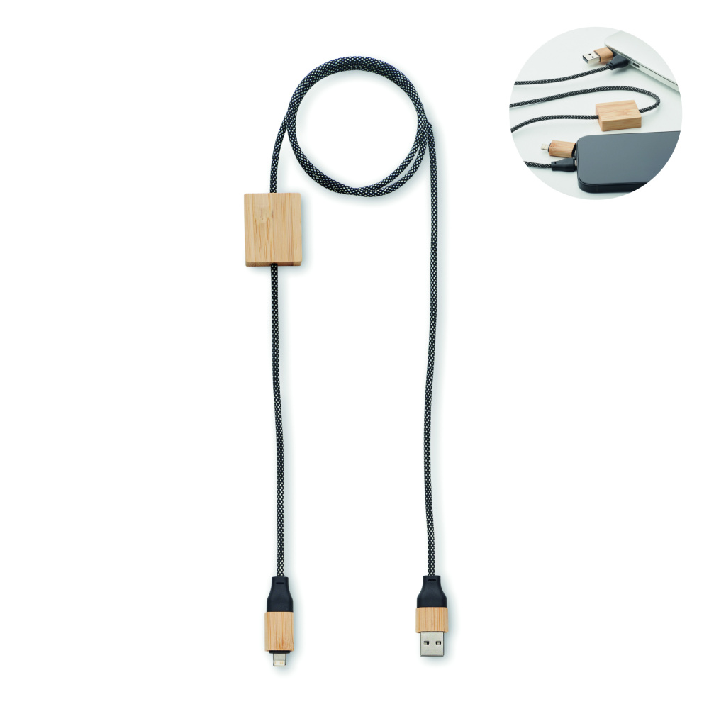 Logo trade promotional products picture of: 60W charging cable