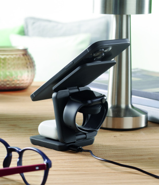 Logotrade promotional merchandise photo of: 3in1 foldable charging station
