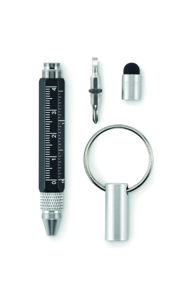 Logo trade promotional products picture of: Key ring with twist action pen