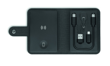 Logo trade promotional merchandise picture of: 4 in 1 cable connector set 15W
