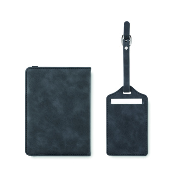 Logo trade corporate gifts picture of: Passport and luggage tag set