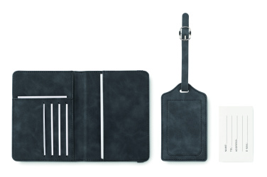 Logo trade promotional items picture of: Passport and luggage tag set