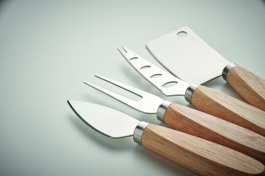 Logotrade promotional product picture of: Set of 4 cheese knives