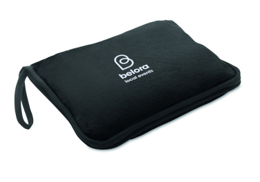Logo trade promotional merchandise picture of: 2 in 1 travel blanket set
