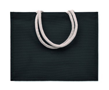 Logo trade business gift photo of: Jute bag with cotton handle