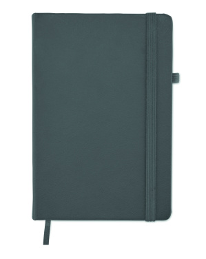 Logo trade promotional merchandise photo of: Recycled Leather A5 notebook