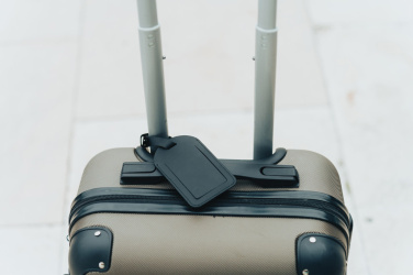 Logo trade promotional merchandise image of: Globetrack RCSrPolyester luggage tag with worldwide locating