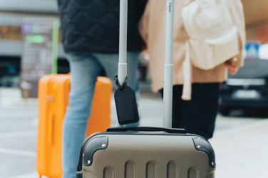 Logo trade promotional giveaway photo of: Globetrack RCSrPolyester luggage tag with worldwide locating