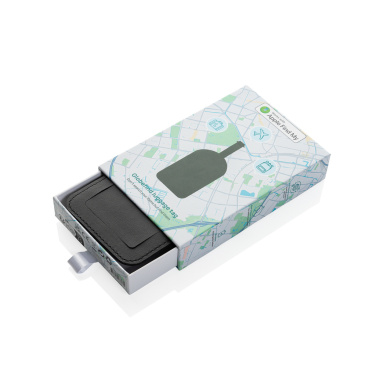 Logo trade corporate gifts picture of: Globetrack RCSrPolyester luggage tag with worldwide locating