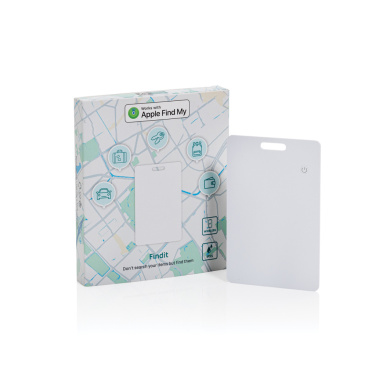 Logo trade promotional merchandise image of: Findit RCS rplastic ultra-thin finder card rechargeable