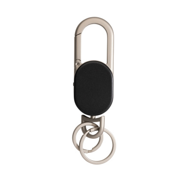 Logo trade promotional merchandise image of: Keyfinder keychain with worldwide locating and USB C