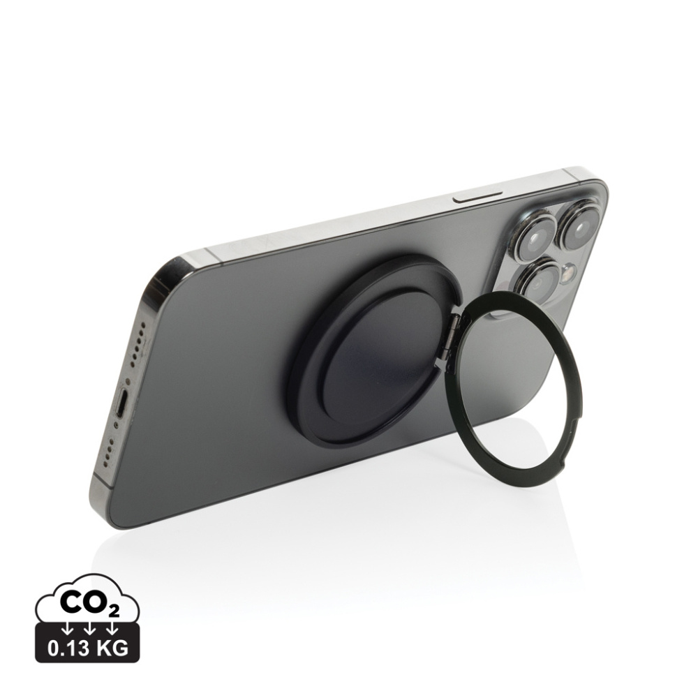 Logotrade promotional gift picture of: Terra Magnetic RCS rplastic magnetic phone holder with ring