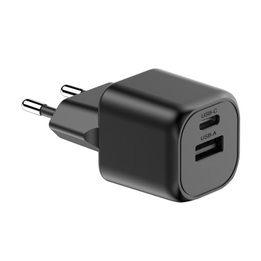 Logo trade advertising products image of: Urban Vitamin Monterey RCS recycled plastic 20W GAN charger