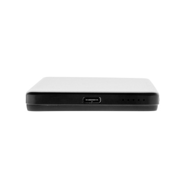 Logo trade promotional gift photo of: Orion RCS recycled aluminum 5000 mah 5W magnetic powerbank