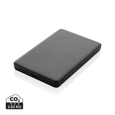 Logotrade promotional giveaway image of: Orion RCS recycled aluminum 5000 mah 5W magnetic powerbank