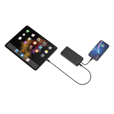 Logo trade promotional merchandise image of: Urban Vitamin Menlo Park RCS rplastic 20,000 20WPD powerbank