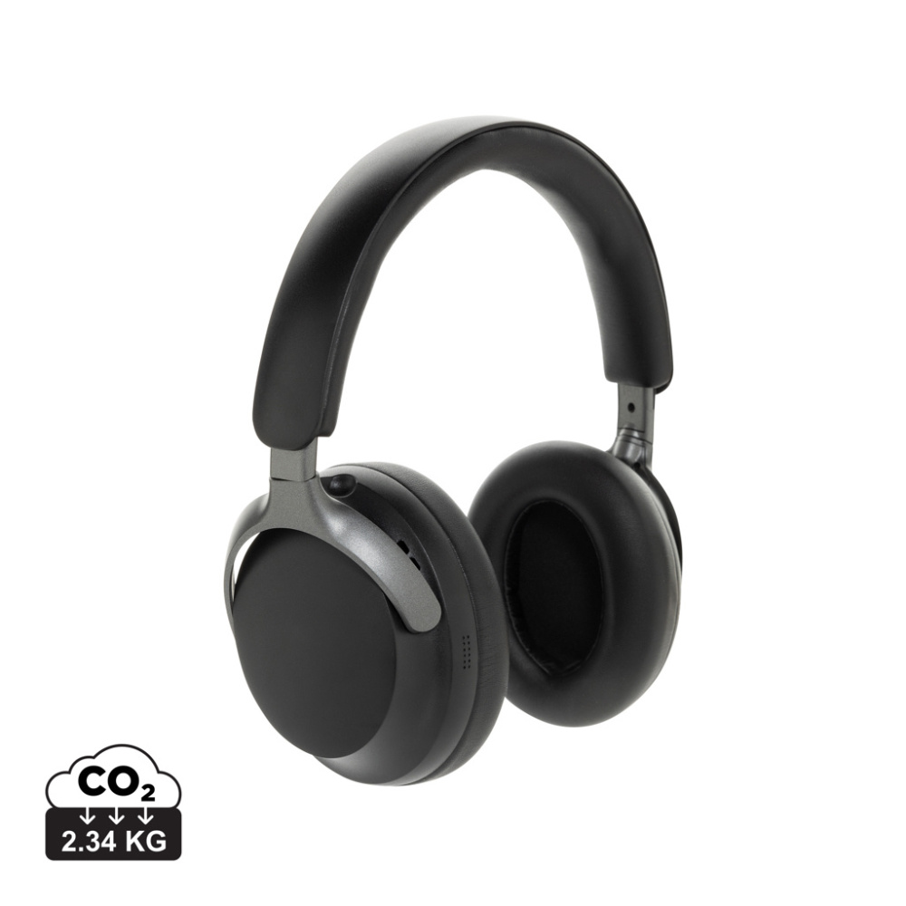 Logo trade promotional products image of: Soundpro RCS recycled plastic ANC headphone