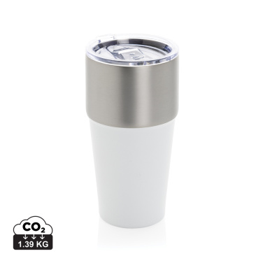 Logo trade promotional gifts image of: Fluid RCS certified recycled steel tumbler 500ml