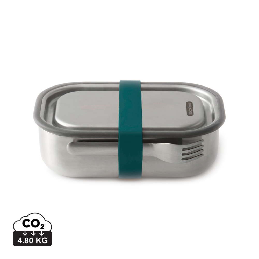 Logotrade promotional gift image of: Black+Blum Stainless Steel Lunch Box Large